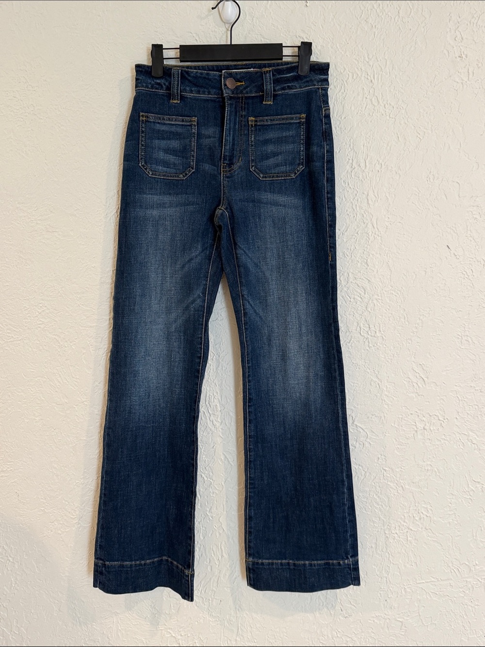 CAbi Dark Blue Flare Jeans size 0